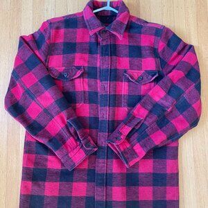 Red Plaid Men's Work Jacket